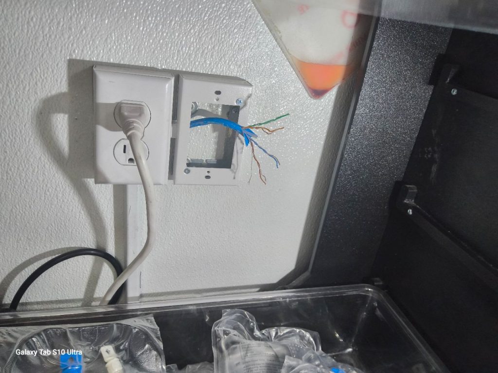 Cat6 cable drop reterminated Bay City TX