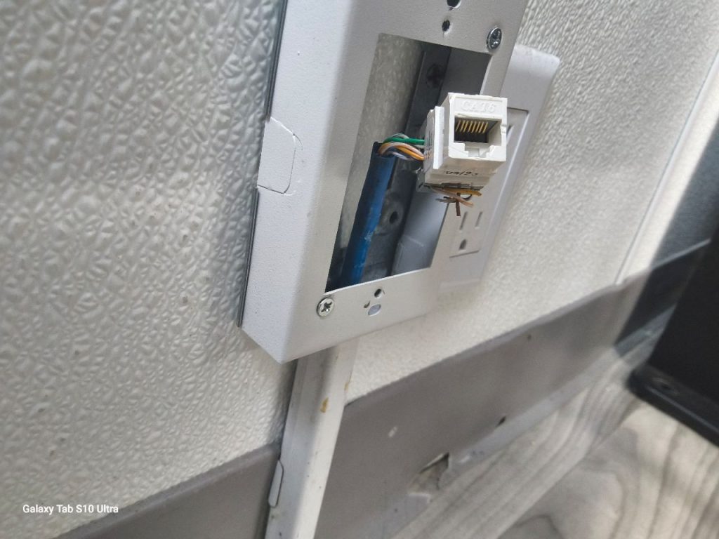 Cat6 cable drop reterminated Bay City TX
