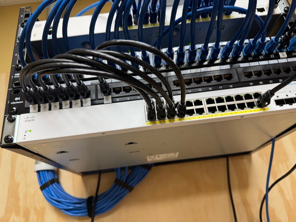 Patch Panel and Switch Installation