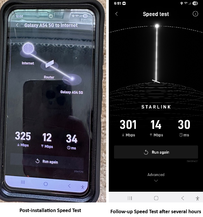 Starlink Speed Test