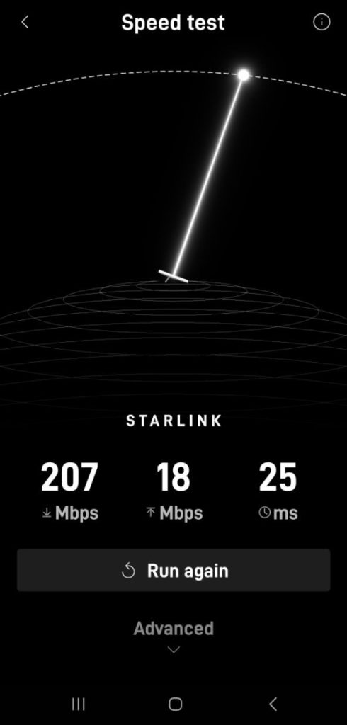 Starlink Speed test in Great Falls MT