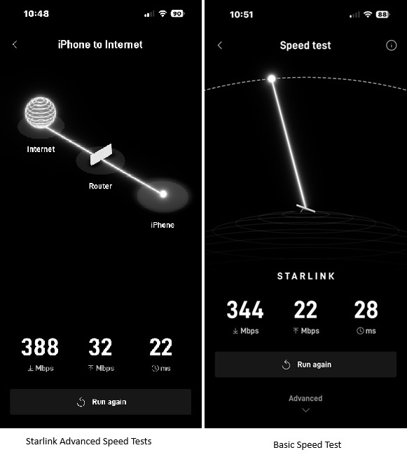 Starlink Speed test in Georgetown DE