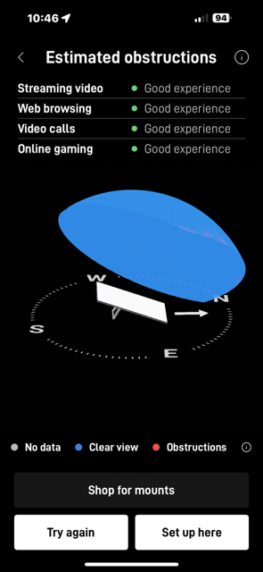 Starlink Obstruction Test