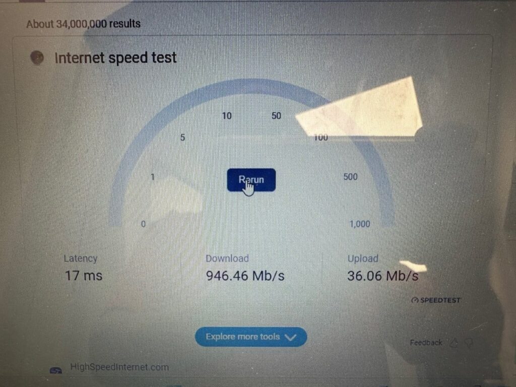 Internet Speed test
